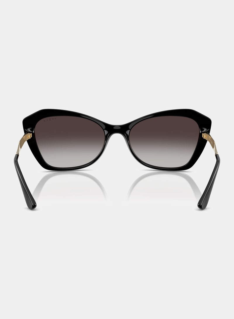 Vogue Full Rim Cat Eye Sunglasses 5626S, 56, W44, 8G - Image 4